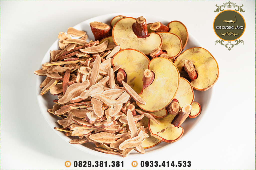 nấm linh chi kim cương vàng