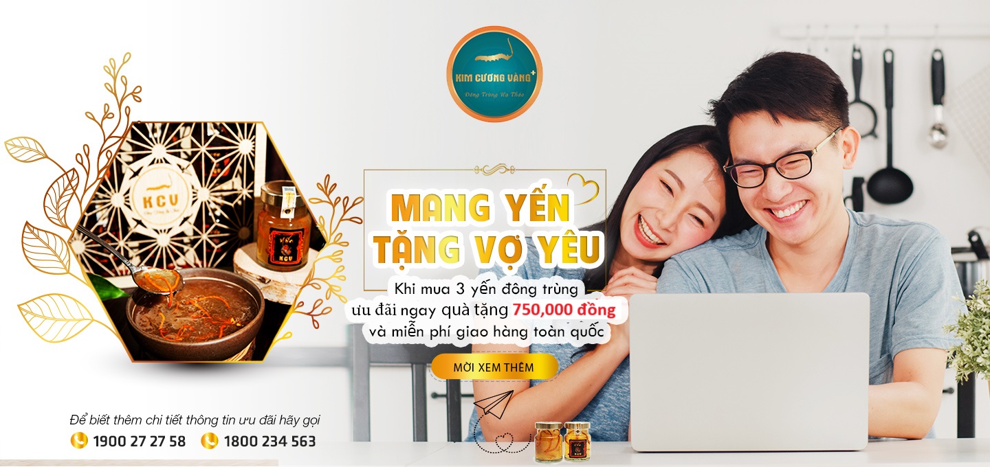 Yến kim cương vàng tặng vợ yêu