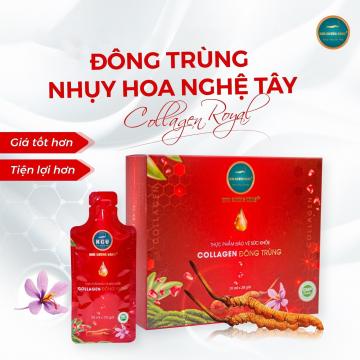 Collagen Royal Đông Trùng  Saffron  (Hộp 20 Gói 20ml)